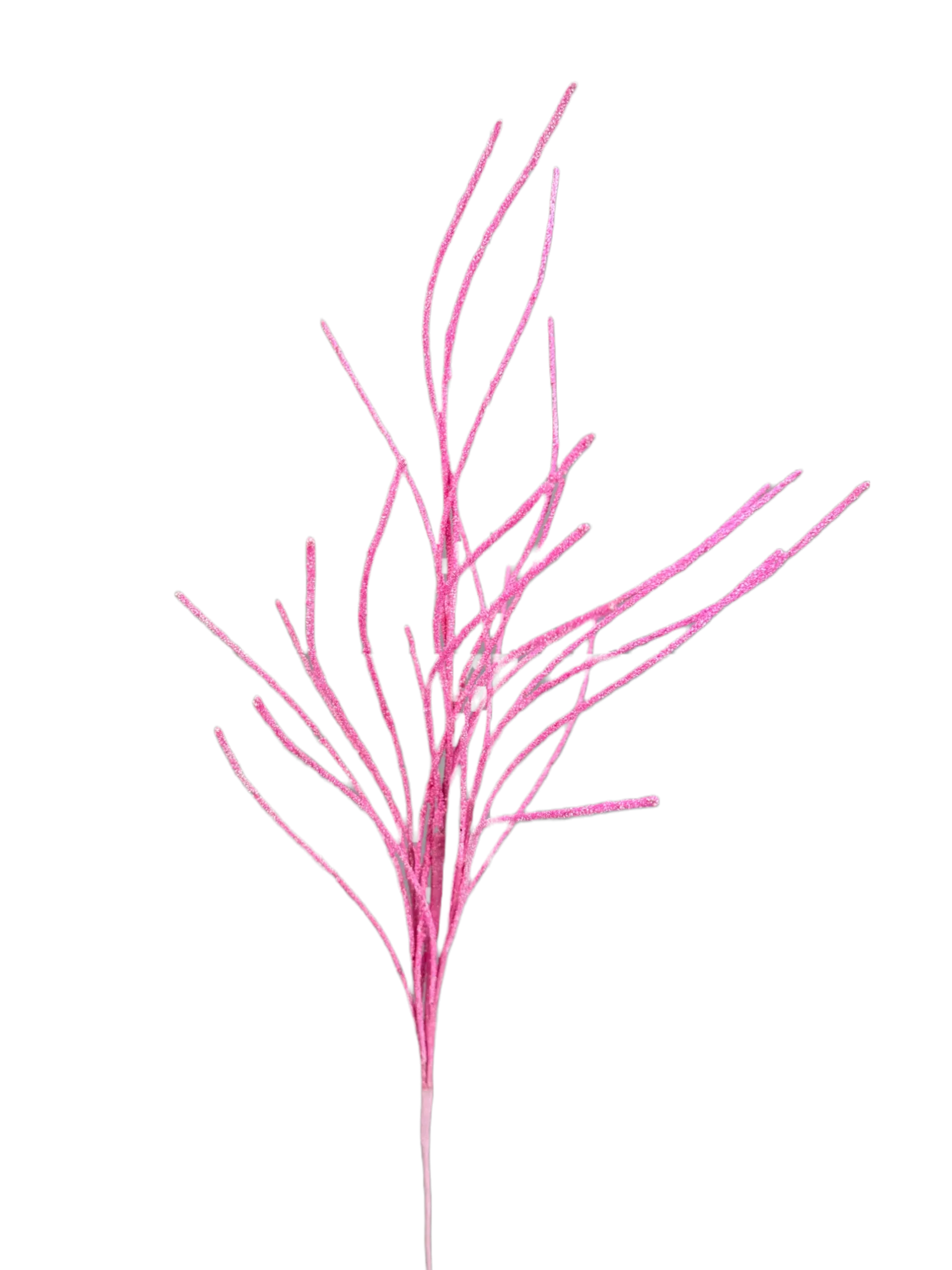 30" Pink Glitter Twig Spray 85717PK