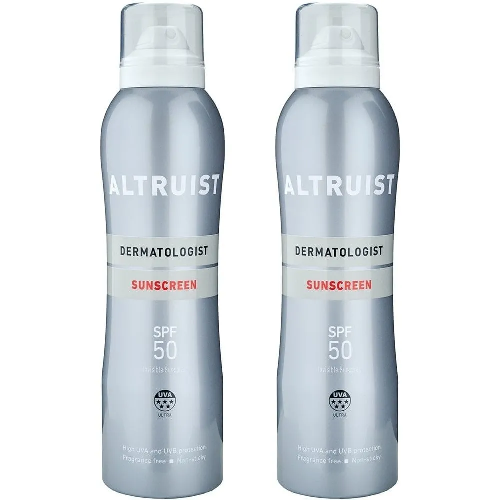 Altruist Dermatologist Invisible Sunspray SPF50 Duo 2 x 200ml