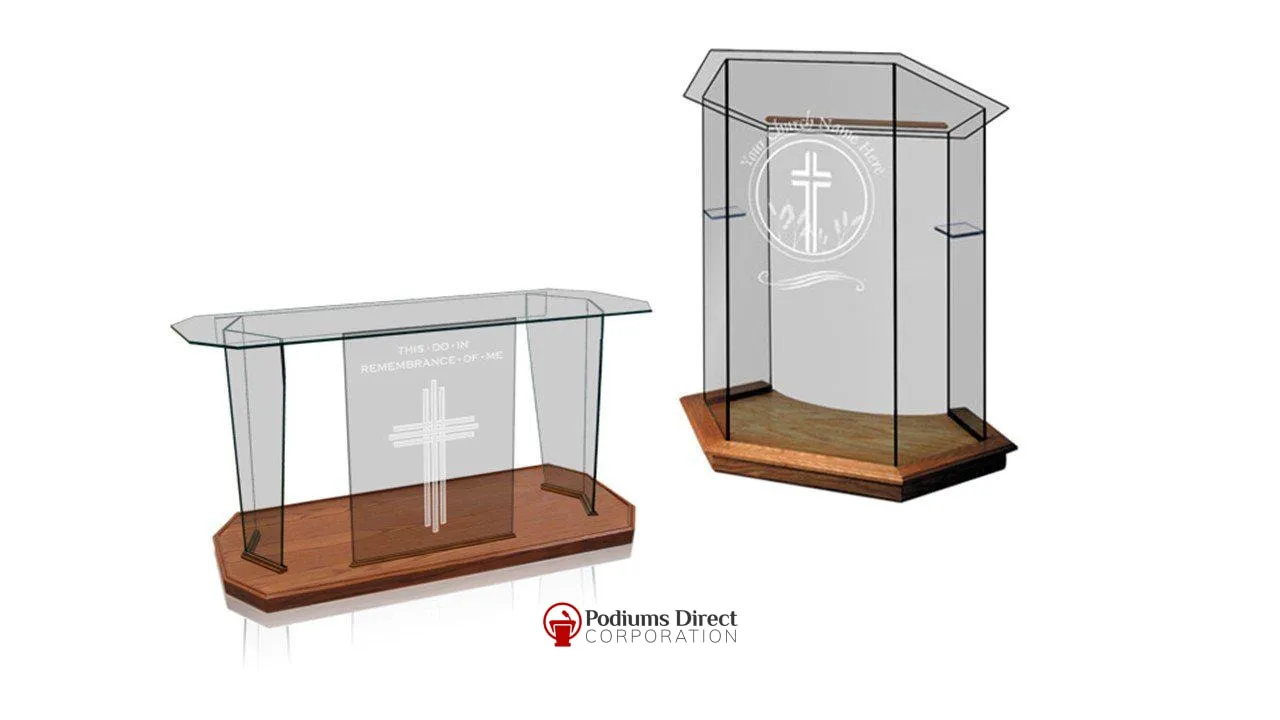 Church Pulpit Set NC10 FOUNDATION - FREE SHIPPING!