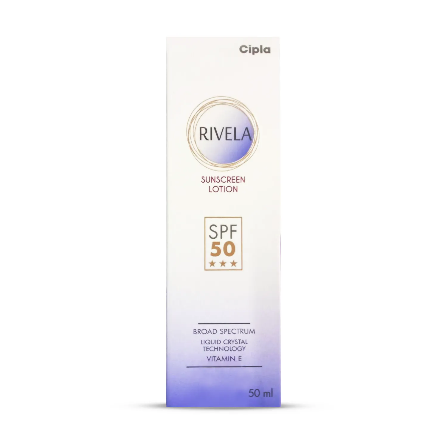 Cipla Rivela Sunscreen Lotion SPF 50,50ml