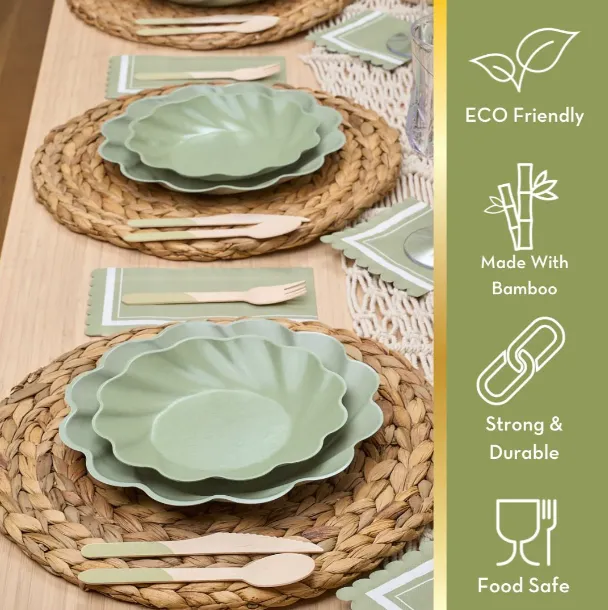 Eco Dinner Plate - Sage