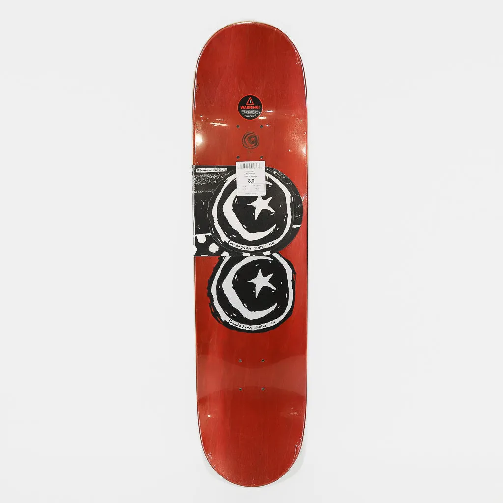 Foundation Skateboards - 8.0" Ryan Coulson Push Skateboard Deck