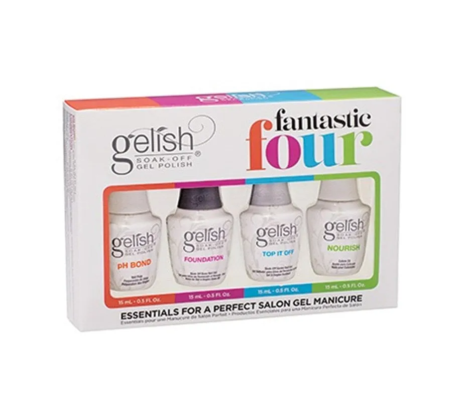 Gelish PRO - Fantastic Four Ph Bond, Foundation, Top It Off & Nourish