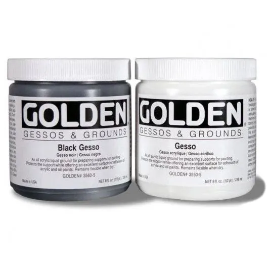 Golden Acrylic Gesso | Professional Acrylic Primer for Artists