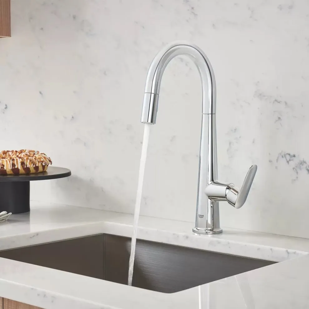 GROHE Veletto Single Lever Pull-Out Mixer Kitchen Tap