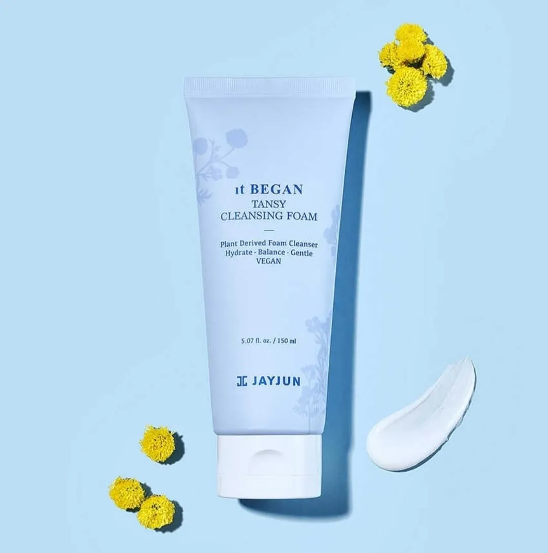 JAYJUN It Began Tansy Cleansing Foam VEGAN غسول رغوي نباتي للبشرة