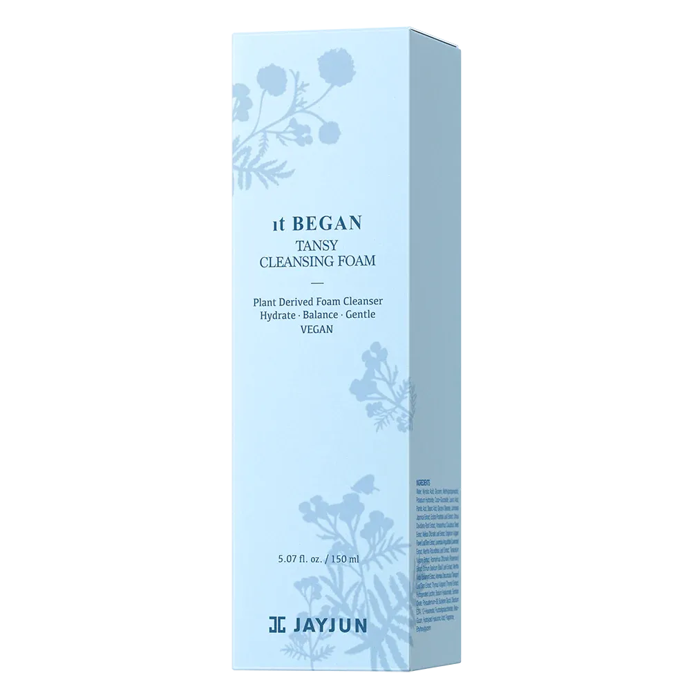 JAYJUN It Began Tansy Cleansing Foam VEGAN غسول رغوي نباتي للبشرة