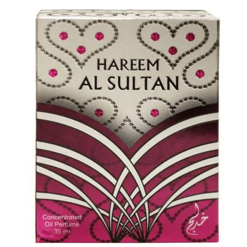 Khadlaj Hareem Al Sultan Silver perfumed oil for women 35ml