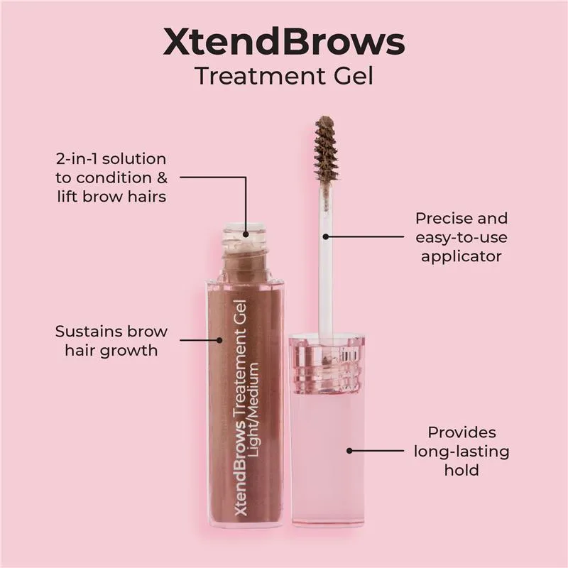 MCOBEAUTY XtendBrows Treatment Gel - Light/Medium