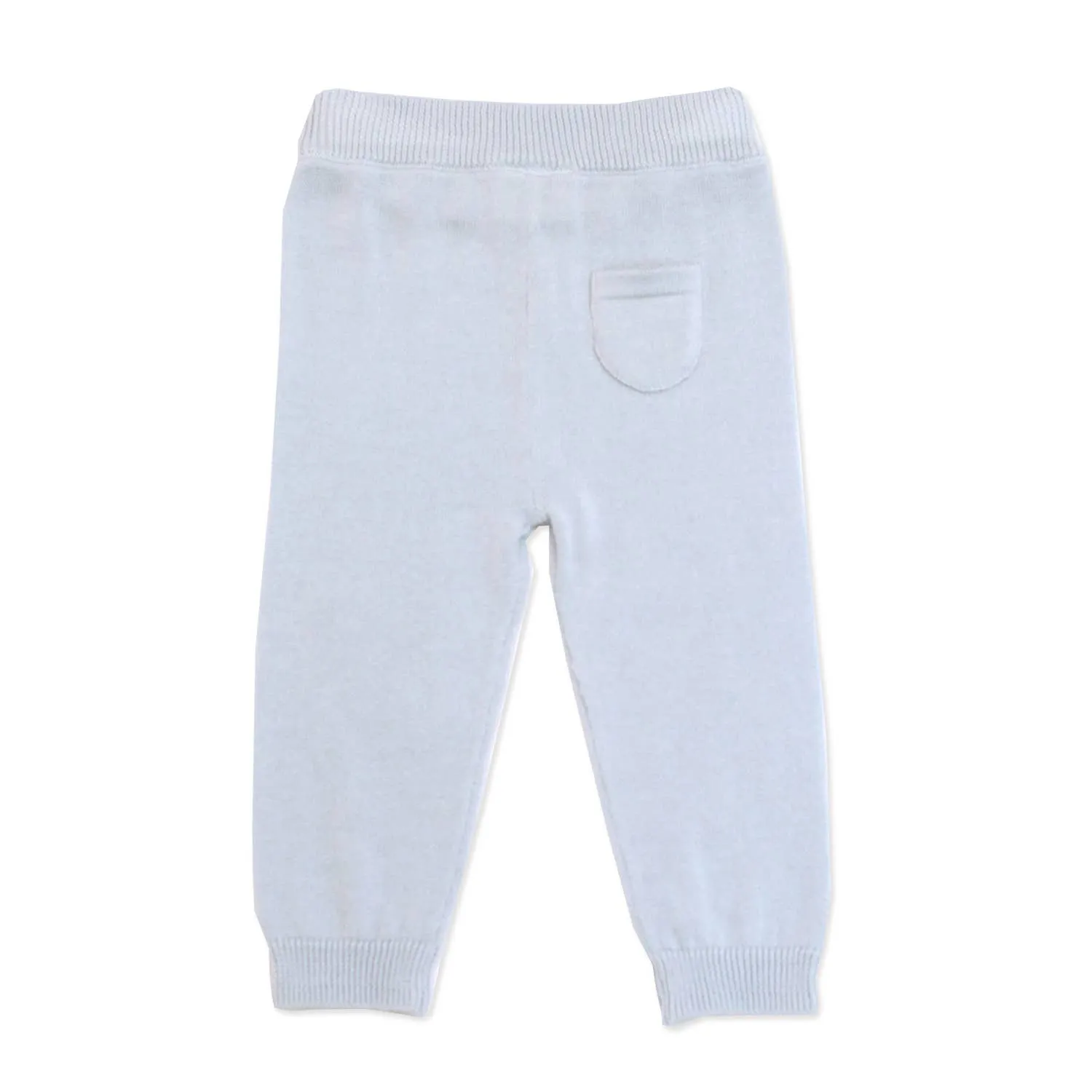 Milan Baby Legging Pants Sweater Knit (Organic Cotton): Grey