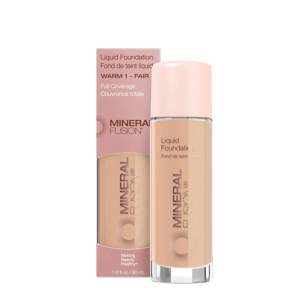 Mineral Fusion - Liquid Foundation Warm 1, 30 mL