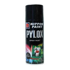 Nippon Pylox Spray Paint 47 Matt Black 400Cc