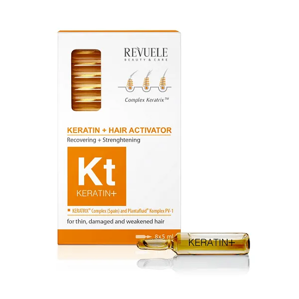 Revuele - Keratin   Hair Activator Ampoules