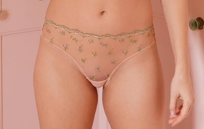 Romantique Tanga - Blush -