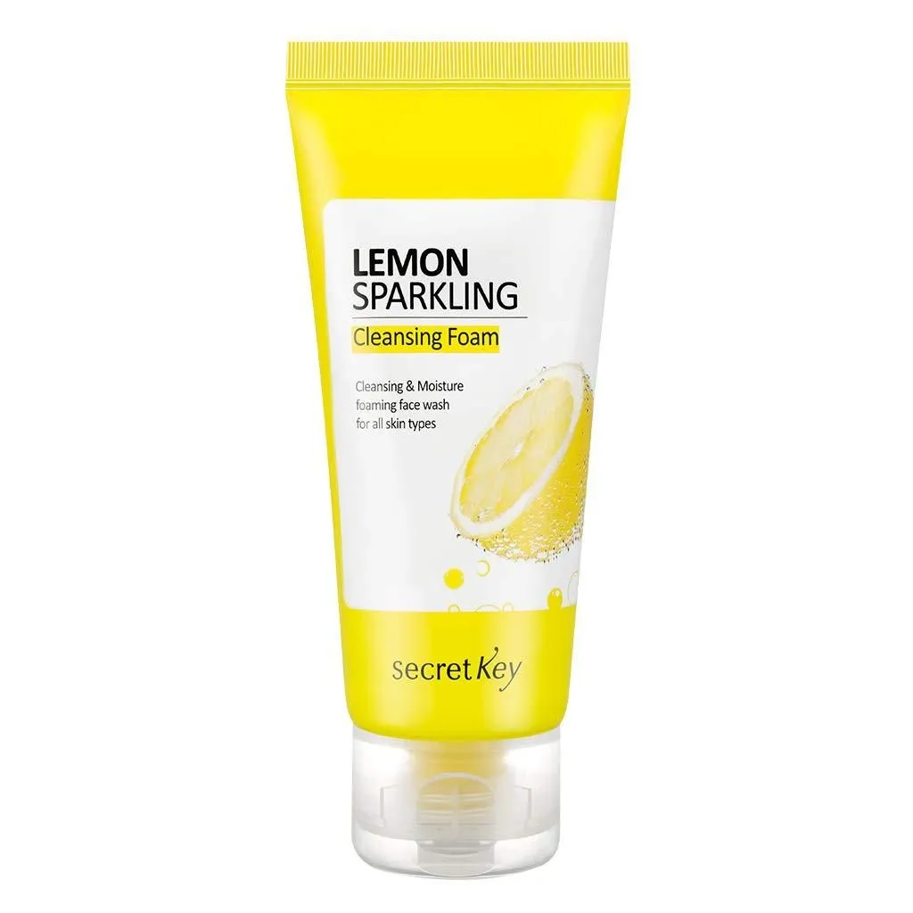 SecretKey Lemon Sparkling Cleansing Foam 200g