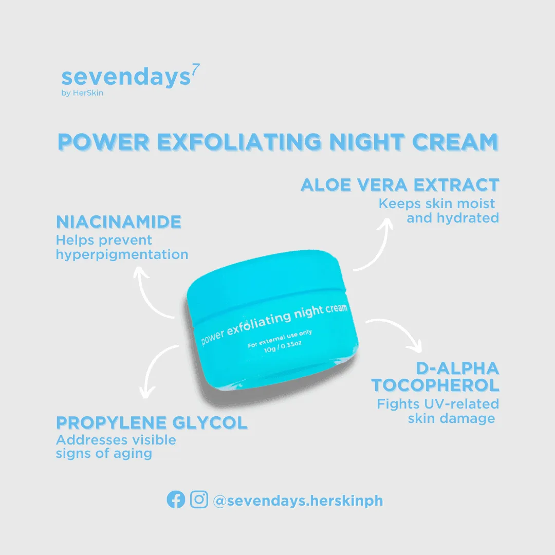 Sevendays 7 by HerSkin Power Exfoliating Set