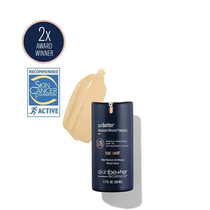 sunbetter Tone Smart SPF 75 Sunscreen Lotion