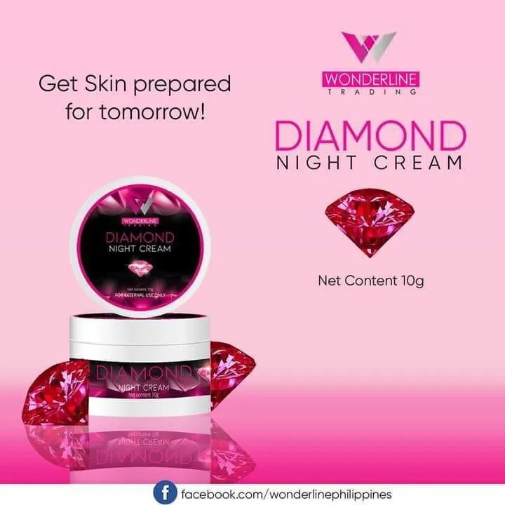 Wonderline Diamond Night Cream - 10g